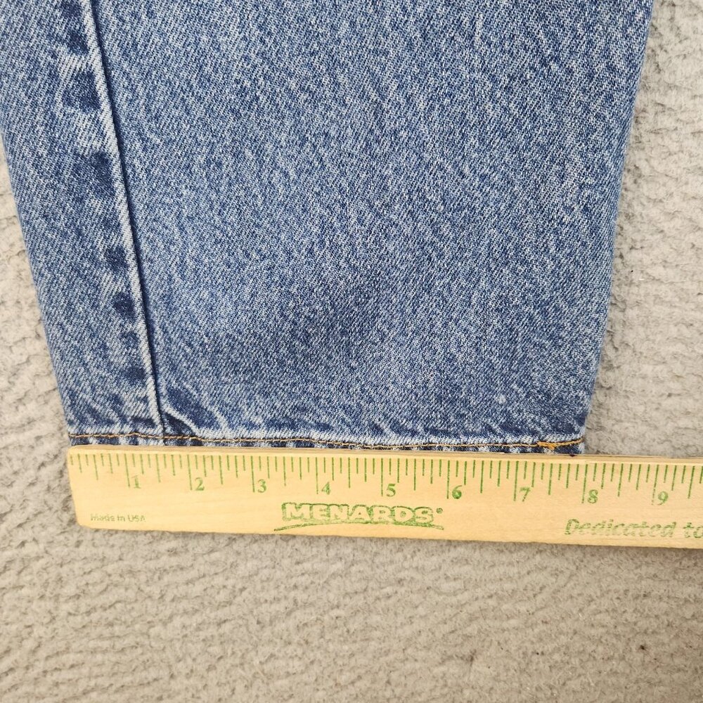 Levis Jeans Mens 34x30 Blue Denim Straight Leg 505 Mid Rise Classic American - Picture 7 of 15